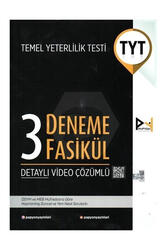 Papyon YKS TYT 3 Fasikül Deneme Video Çözümlü Papyon Yayınları - 
