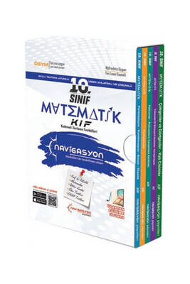 Navigasyon Yayınları 10. Sınıf Matematik Kademeli İlerleme Fasikülleri Soru Bankası Seti - 1