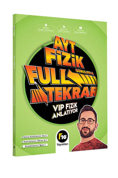 F10 Yayınlraı 2023 Vip Fizik AYT Fizik Full Tekrar Video Ders Kitabı - 1