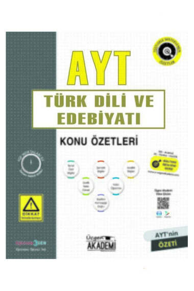 Üçgen Akademi Yayınları 2024 AYT Edebiyat Konu Özetleri - 1