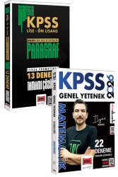 Yargı Yayınları 2026 KPSS Lise - Ön Lisans Paragraf ve Genel Yetenek Matematik Deneme Seti - 