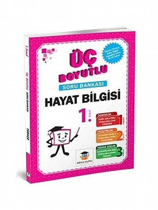 Zeka Küpü Yayınları 1.Sınıf Hayat Bilgisi Üç Boyutlu Soru Bankası