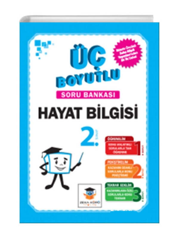 Zeka Küpü Yayınları 2. Sınıf Hayat Bilgisi Üç Boyutlu Soru Bankası