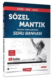 Ali Özbek - ​2021 KPSS DGS ALES Sözel Mantık Tamamı Video Çözümlü Soru Bankası Ali Özbek