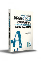Benim Hocam Yayıncılık - Benim Hocam Yayınları 2021 KPSS Coğrafya Tamamı Çözümlü Soru Bankası 