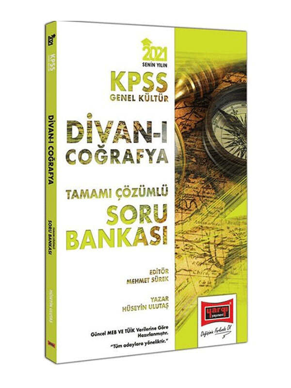 Yargı Yayınları 2021 KPSS Divanı Coğrafya Tamamı Çözümlü Soru Bankası
