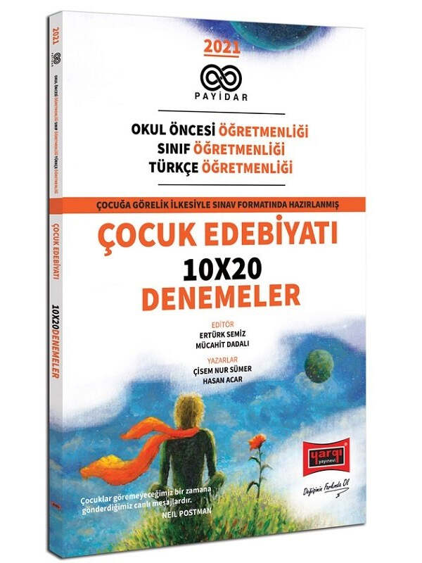 Yargı Yayınları 2021 ÖABT Okul Öncesi, Sınıf, Türkçe Öğretmenliği Çocuk Edebiyatı 10x20 Deneme Çözümlü
