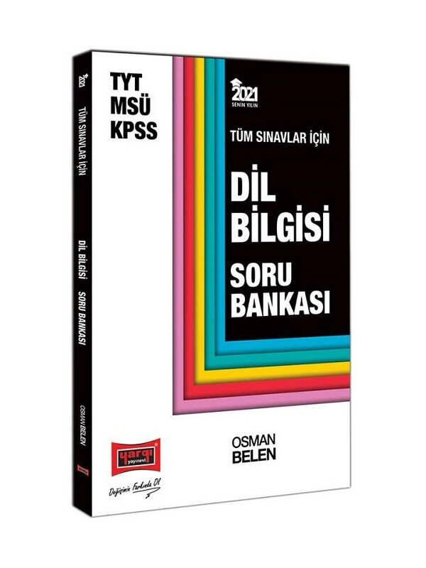 Yargı Yayınları 2021 TYT MSÜ KPSS Dil Bilgisi Soru Bankası
