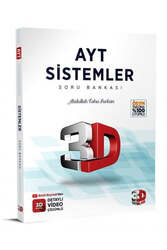 3D Yayınları - 3D Yayınları 2022 AYT Sistemler Soru Bankası Video Çözümlü