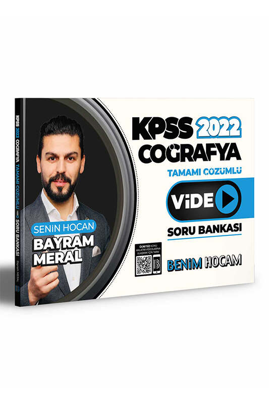Benim Hocam Yayınları 2022 KPSS Coğrafya Tamamı Çözümlü Video Soru Bankası 
