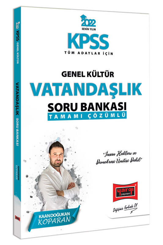 Yargı Yayınları 2022 KPSS Genel Kültür Tamamı Çözümlü Vatandaşlık Soru Bankası 