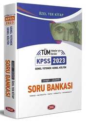 Data Yayınları - Data Yayınları 2023 KPSS Genel Yetenek - Genel Kültür Cevaplı - Çözümlü Soru Bankası