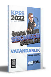 Hocawebde Yayınları - HocaWebde Yayınları 2022 KPSS Vatandaşlık ÖSYM Tarzı Seçmece Sorular Tamamı Çözümlü Soru Bankası