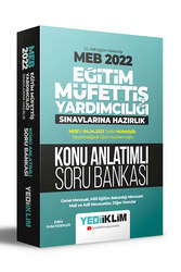 Yediiklim Yayınları - Yediiklim Yayınları 2022 MEB Eğitim Müfettiş Yardımcılığı Sınavlarına Hazırlık Konu Anlatımlı Soru Bankası