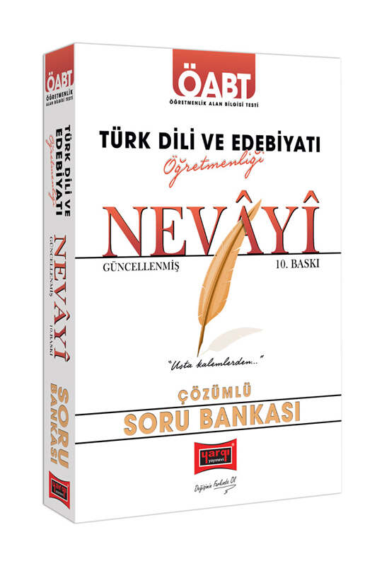 Yargı Yayınları 2022 ÖABT NEVAYİ Türk Dili ve Edebiyatı Öğretmenliği Çözümlü Soru Bankası 