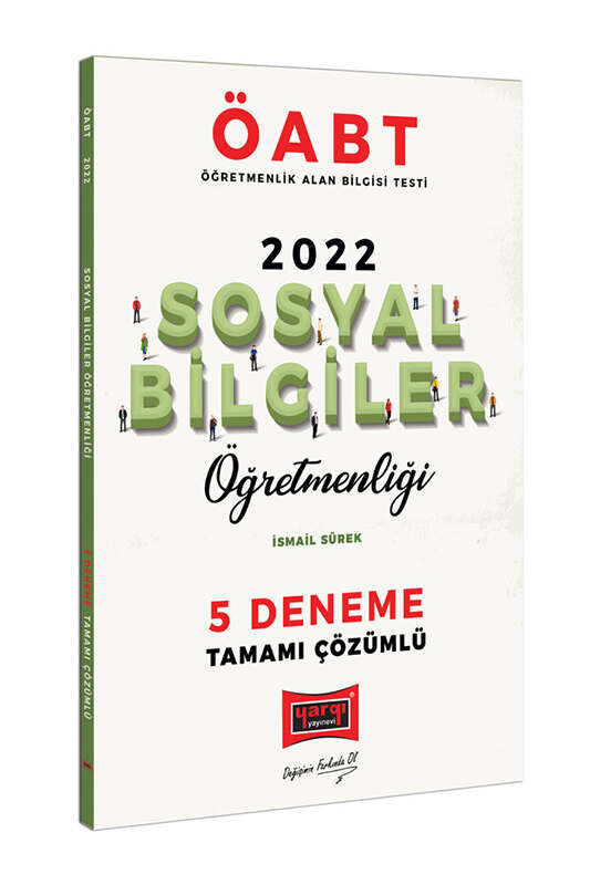 Yargı Yayınları 2022 ÖABT Sosyal Bilgiler Öğretmenliği Tamamı Çözümlü 5 Deneme
