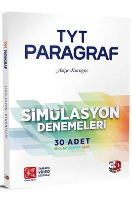 ​3D Yayınları TYT Paragraf Simülasyon 30’lu Denemeleri - 1