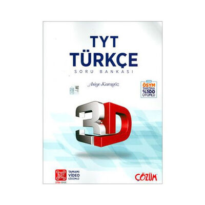 3D Yayınları TYT 3D Türkçe Soru Bankası - 1