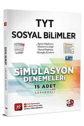 3D Yayınları - 3D Yayınları 2023 TYT Sosyal Bilimler Simülasyon 15 Deneme