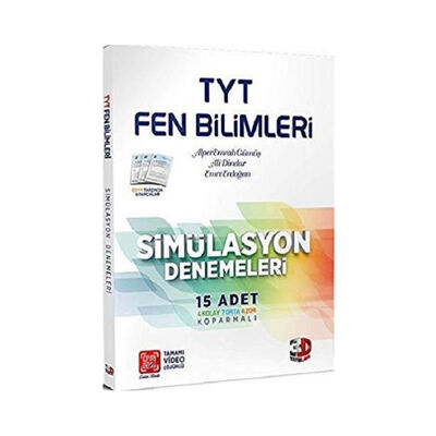 3D Yayınları TYT Fen Bilimleri Tamamı Video Çözümlü Simülasyon Denemeleri - 1