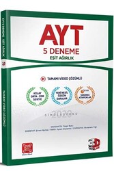 3D Yayınları - ​3D Yayınları AYT Eşit Ağırlık Tamamı Video Çözümlü 5 Deneme