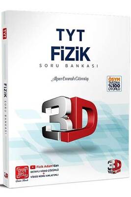 ​3D Yayınları TYT Fizik 3D Tamamı Video Çözümlü Soru Bankası - 1