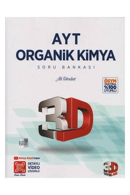 3D Yayınları 2021 AYT Organik Kimya Detaylı Video Çözümlü Soru Bankası - 1