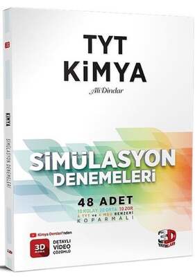 3D Yayınları 2025 TYT Kimya Simülasyon Denemeleri Detaylı Video Çözümlü - 1