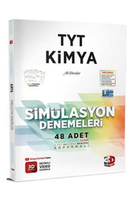 3D Yayınları TYT Kimya Simülasyon 48 Deneme - 1