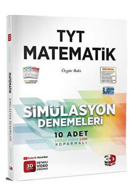 3D Yayınları 2023 TYT Matematik Simülasyon Deneme - 1