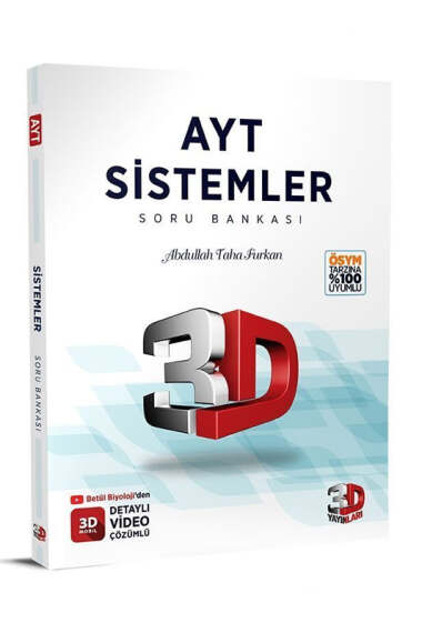 3D Yayınları 2024 AYT Sistemler Soru Bankası - 1