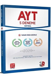 3D Yayınları - ​3D Yayınları AYT Sayısal Tamamı Video Çözümlü 5 Deneme
