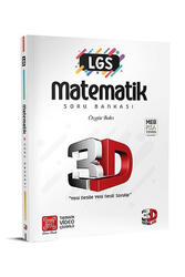 3D Yayınları - 3D Yayınları LGS Matematik Soru Bankası Tamamı Video Çözümlü