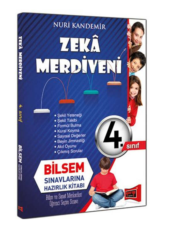 Yargı Yayınları 4. Sınıf Zeka Merdiveni Bilsem Sınavlarına Hazırlık Kitabı