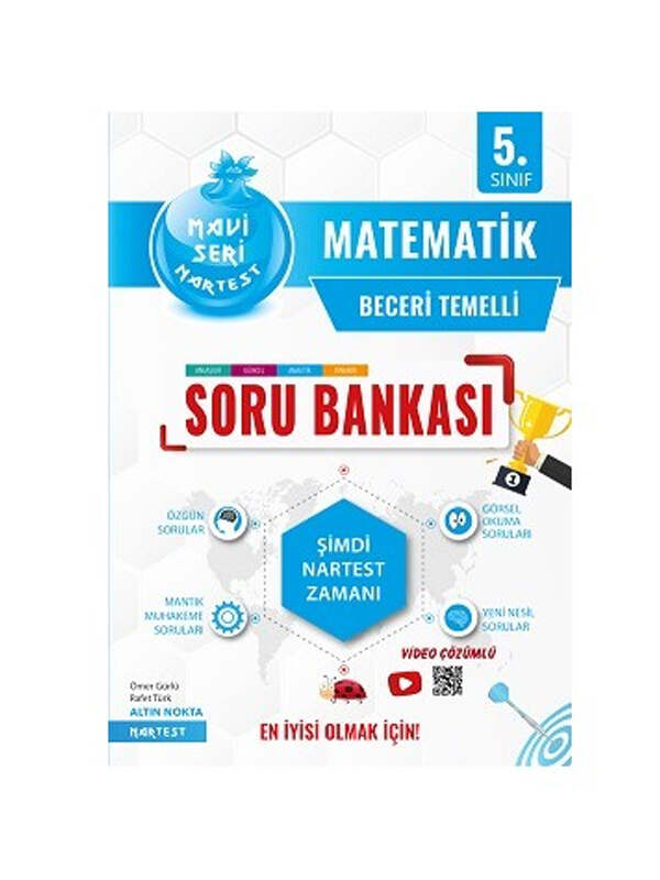 Nartest Yayınları 5. Sınıf Mavi Matematik Soru Bankası