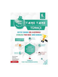 Nartest Yayınları - Nartest Yayınları 6. Sınıf Yeşil Tane Tane Türkçe Soru Bankası