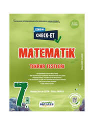 Okyanus Yayınları - Okyanus Yayıncılık 7. Sınıf Kendini Check - Et Matematik Tekrar Testleri