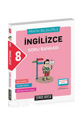 Şenol Hoca Yayınları - Şenol Hoca Yayınları 8. Sınıf İngilizce Soru Bankası (Pratik Bilgilerle)