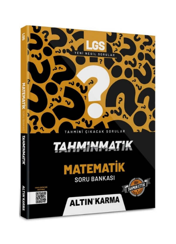 Altın Karma 8. Sınıf LGS Tahminmatik Matematik Soru Bankası