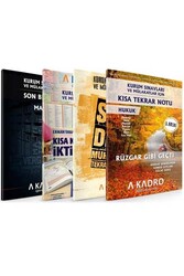 A Kadro Yayınları - ​A Kadro Yayınları KPSS A Grubu ve Kurum Sınavları İçin Son Tekrar Notları 4 Kitap