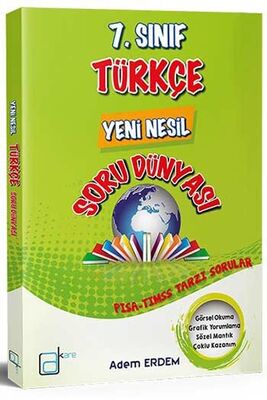 A Kare Yayınları 7. Sınıf Türkçe Yeni Nesil Soru Dünyası - 1