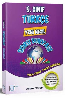 A Kare Yayınları 5. Sınıf Türkçe Yeni Nesil Soru Dünyası - 1
