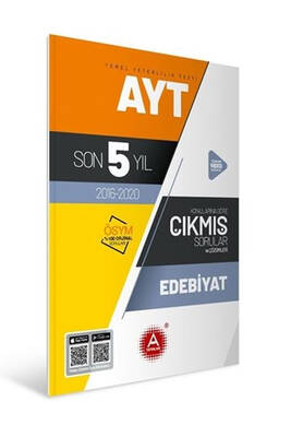 A Yayınları AYT Edebiyat Son 5 Yıl Konularına Göre Tamamı Çözümlü Çıkmış Sorular - 1