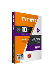 A Yayınları TYT AYT Fizik Son 10 Yıl Konularına Göre Tamamı Çözümlü Çıkmış Sorular - A Yayınları
