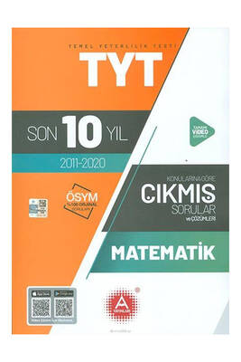 A Yayınları TYT Matematik Son 10 Yıl Konularına Göre Tamamı Çözümlü Çıkmış Sorular - 1