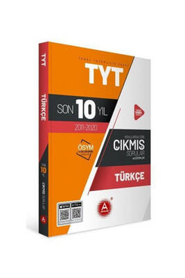 A Yayınları TYT Türkçe Son 10 Yıl Konularına Göre Tamamı Çözümlü Çıkmış Sorular - 1