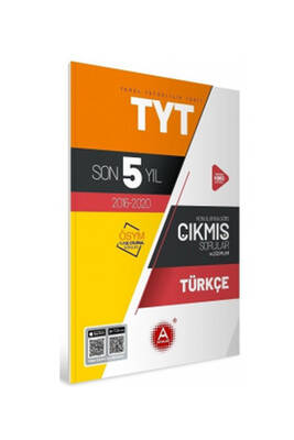 A Yayınları TYT Türkçe Son 5 Yıl Konularına Göre Tamamı Çözümlü Çıkmış Sorular - 1