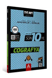 A Yayınları TYT AYT Coğrafya Son 10 Yıl Konularına Göre Çıkmış Sorular ve Çözümleri - A Yayınları