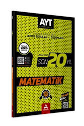 A Yayınları - A Yayınları 2022 AYT Matematik Son 20 Yıl Konularına Göre Çıkmış Sorular ve Çözümleri