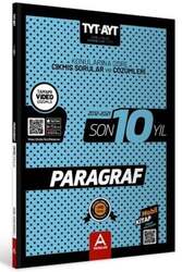 A Yayınları TYT AYT Paragraf Son 10 Yıl Soru ve Çözümleri - A Yayınları